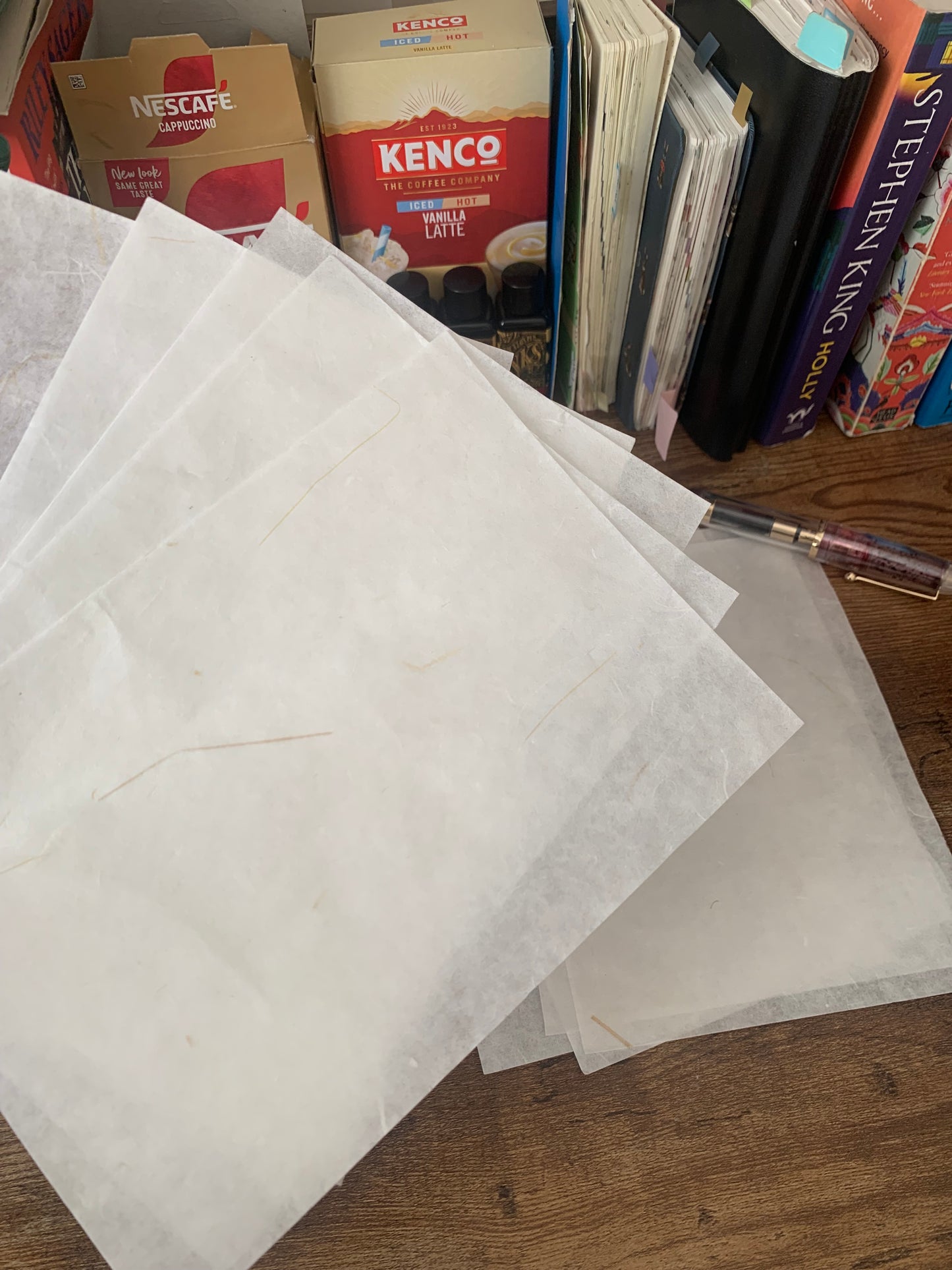 Mulberry Paper - 10 Sheets of A5 Natural Textured Washi Paper