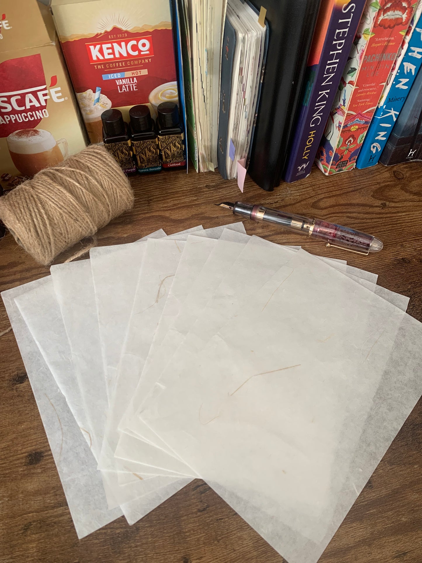 Mulberry Paper - 10 Sheets of A5 Natural Textured Washi Paper