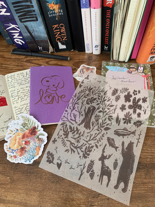 Members Only September 2025 Exclusive Sticker, Notebook & Vellum Bundle