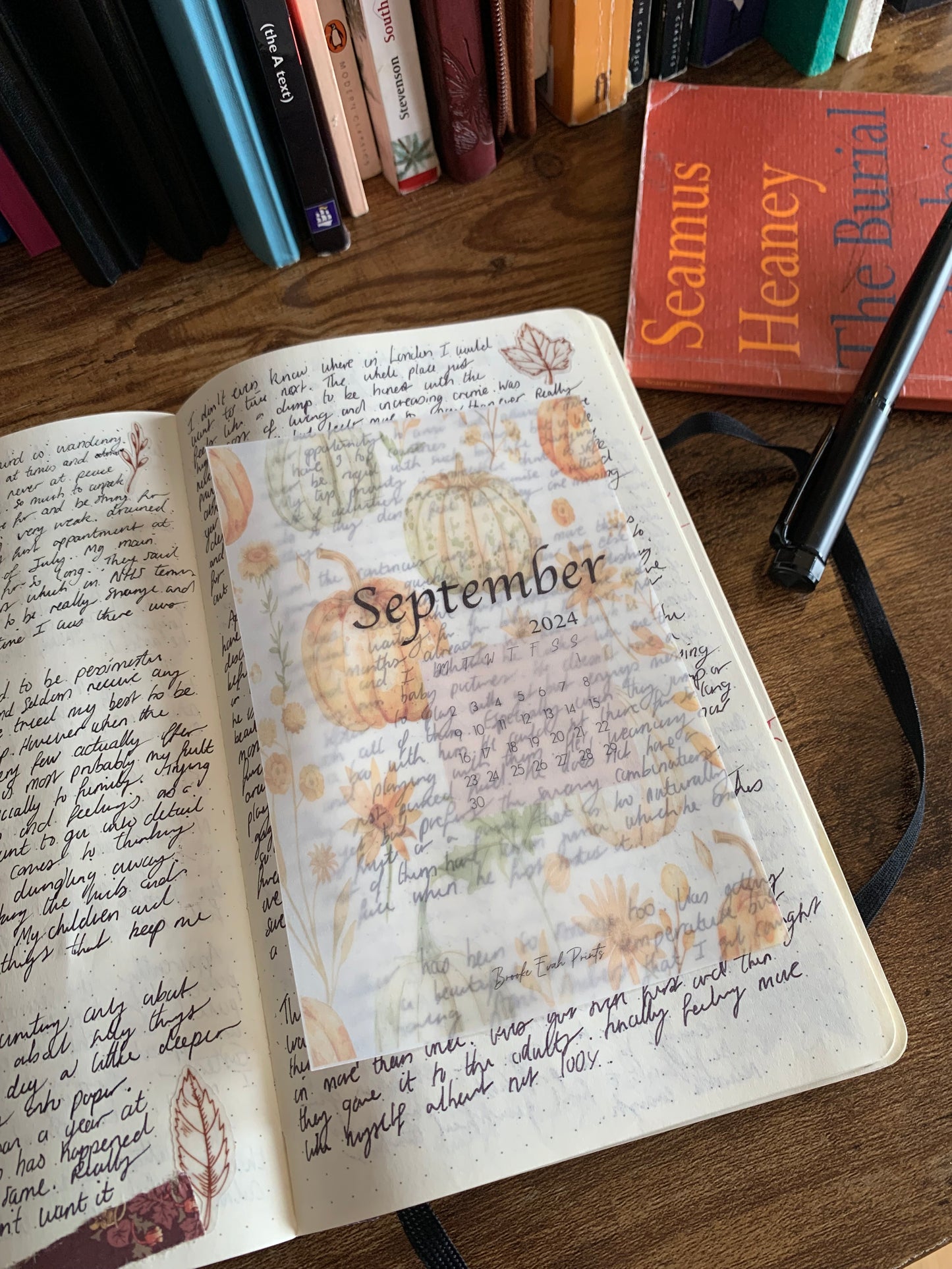 FREE download September 2024 Calendar Card