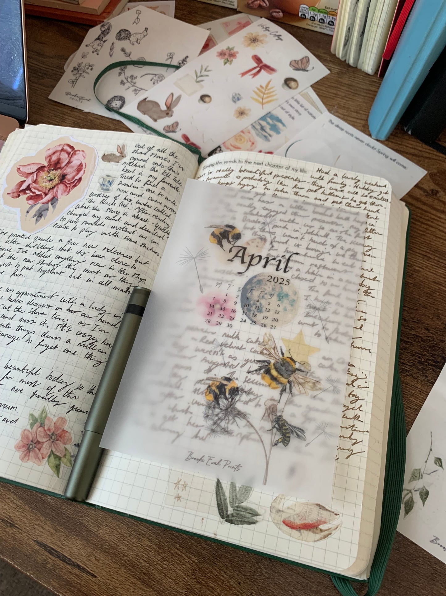 FREE download April 2025 Calendar Card