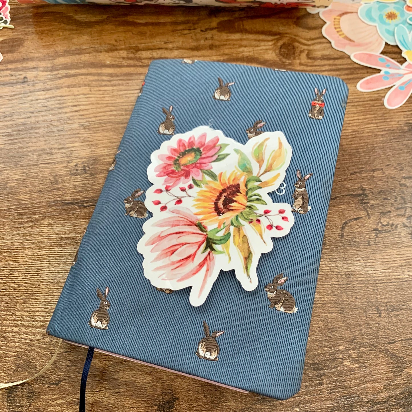 Sunflower Water color Bouquet Sticker Flake - Zoe