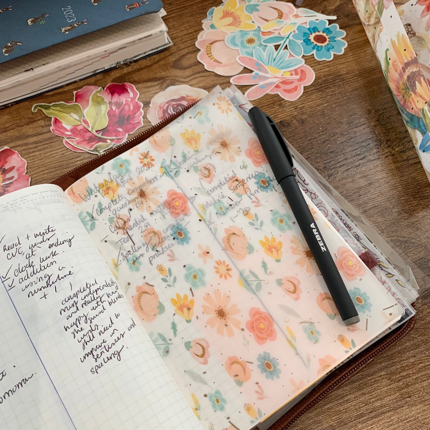 Foiled Pastel Spring Vellum Planner Dashboard- Megan’s Dream