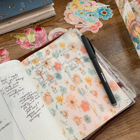 Foiled Pastel Spring Vellum Planner Dashboard- Megan’s Dream