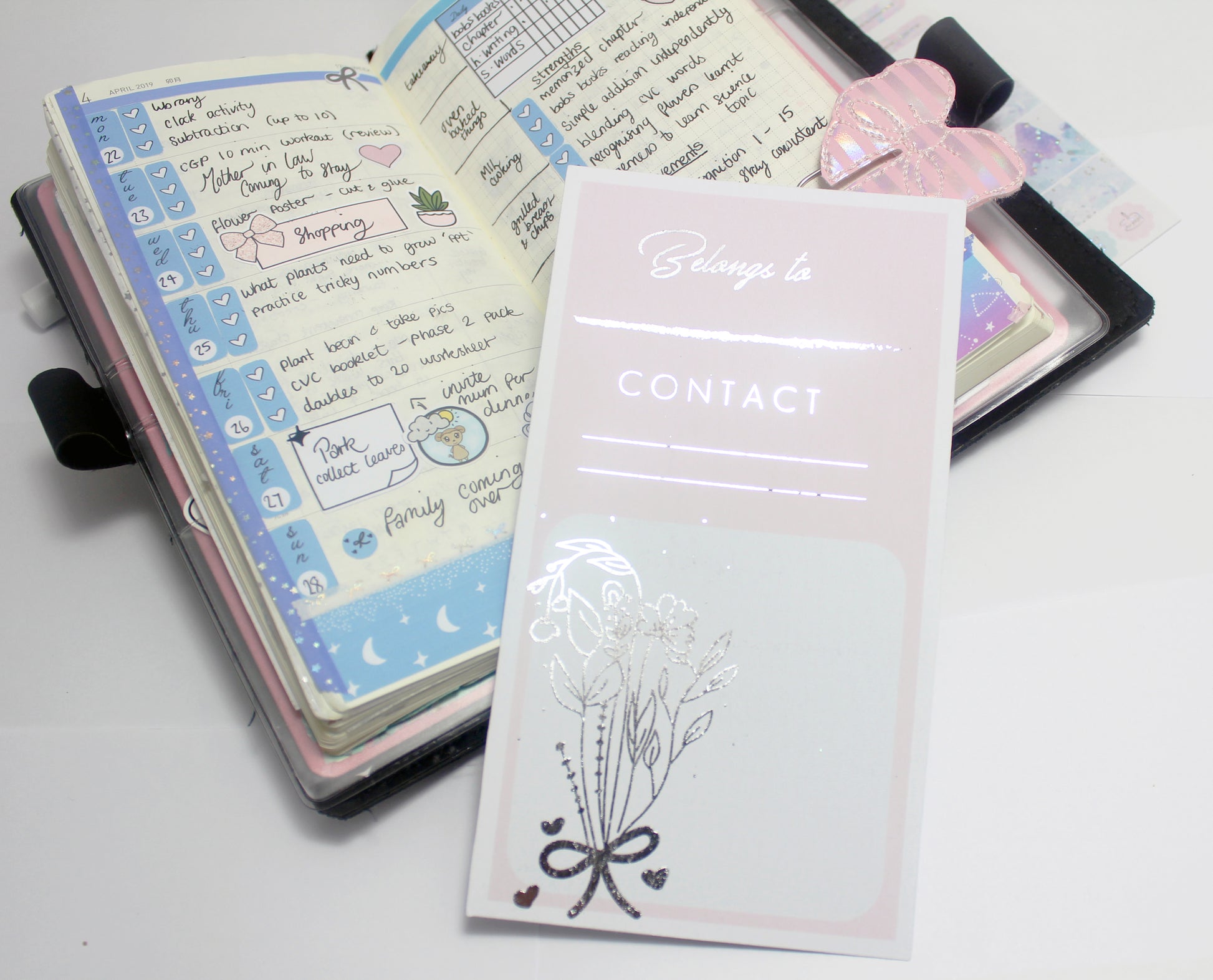 Hobonichi Weeks Full Page Belongs To Sticker- HB01 - BrookeEvahPrints