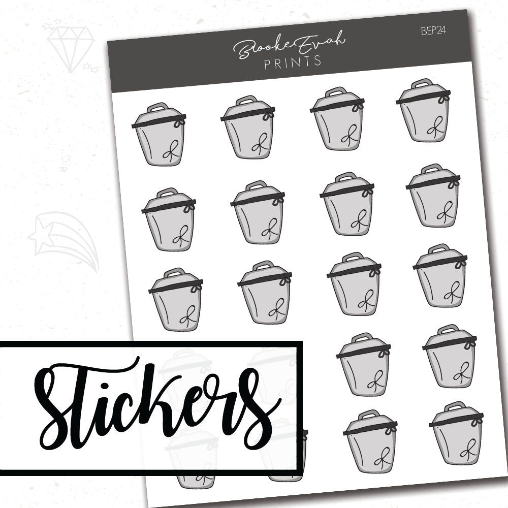 Trash Stickers  - BEP24 - BrookeEvahPrints