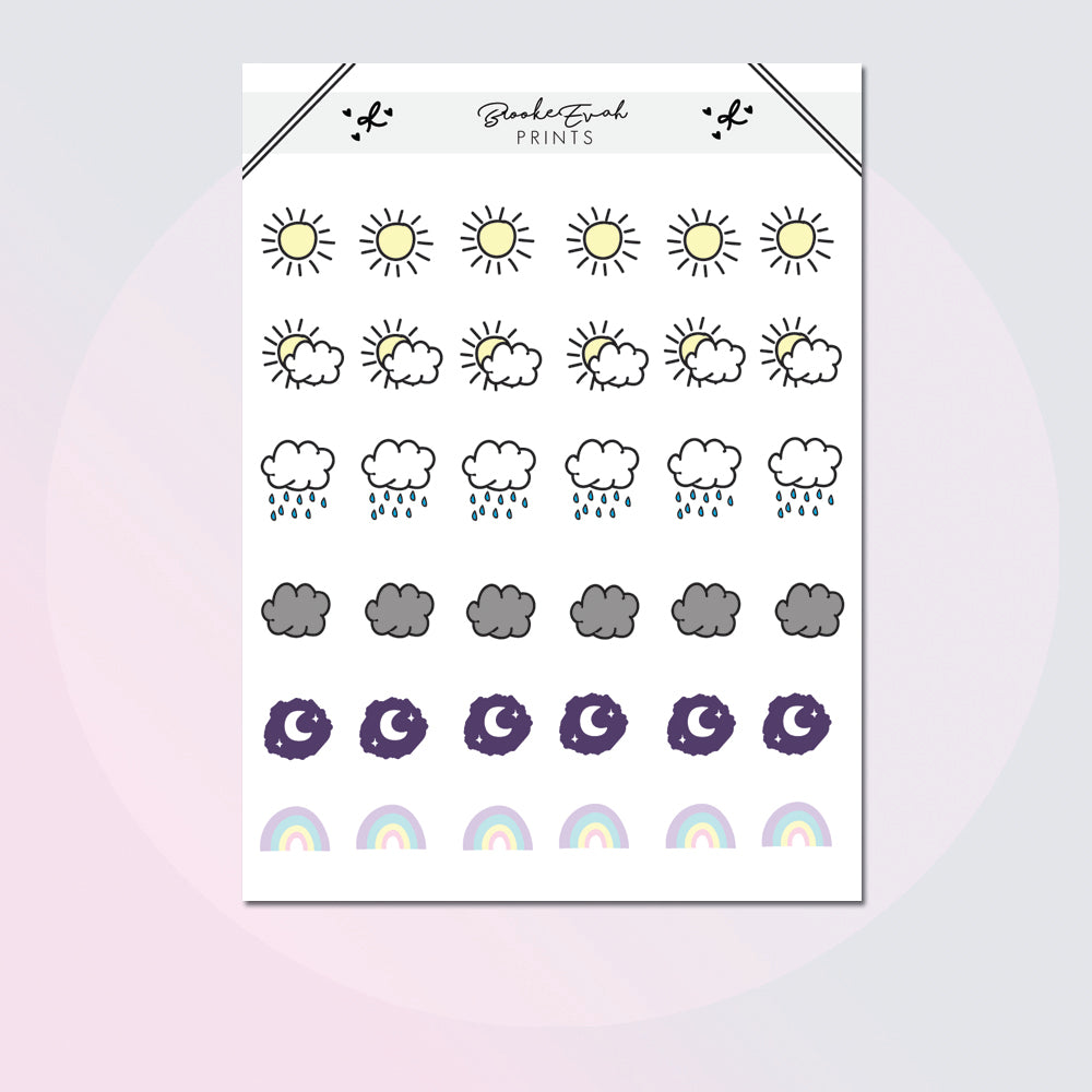 Weather Doodles Sheet - BEP56