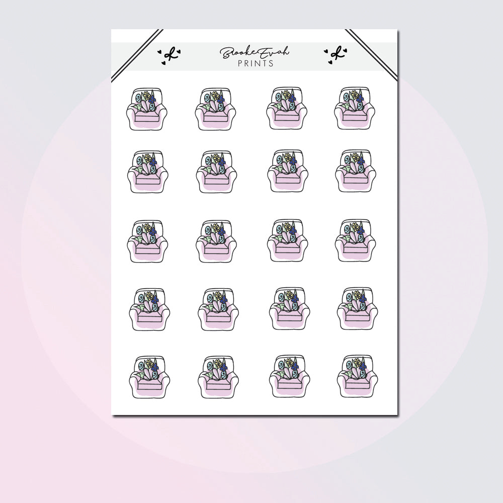 Floral Couch Sheet - BEP57