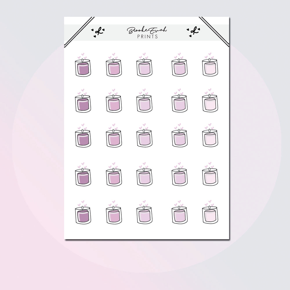 Candle Doodle Sheet - BEP59