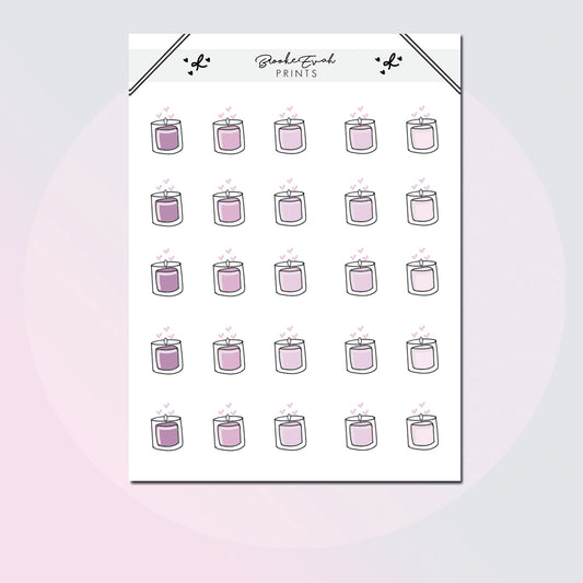 Candle Doodle Sheet -  BEP59