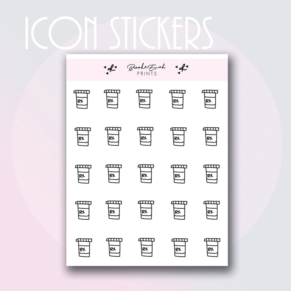 Medicine Icon Stickers- BEP67