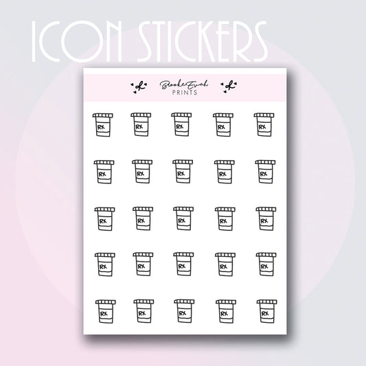 Medicine Icon Stickers- BEP67