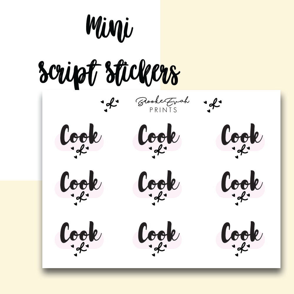 Cook Stickers- BEPC6