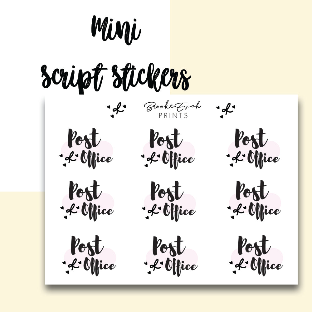 Post Office Stickers- BEPC8