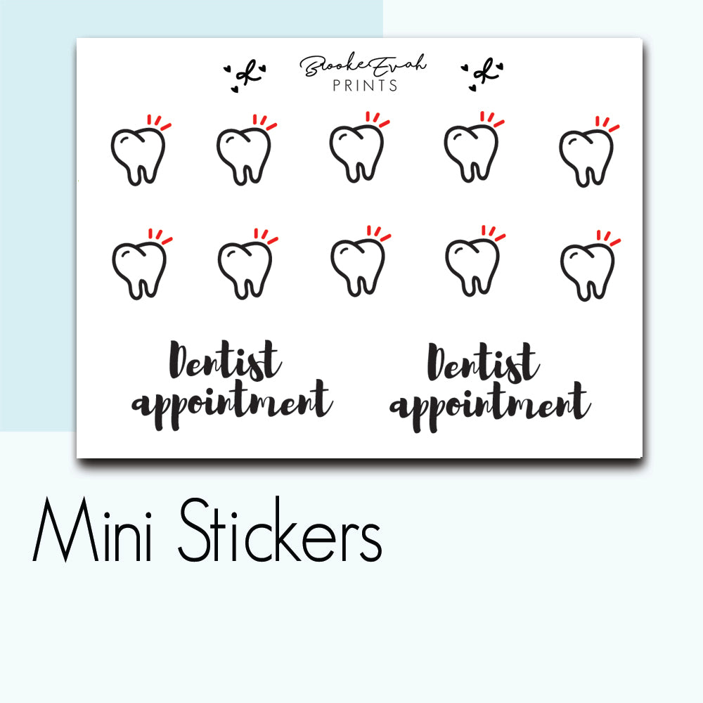 Mini Dentist Stickers- BEPM112