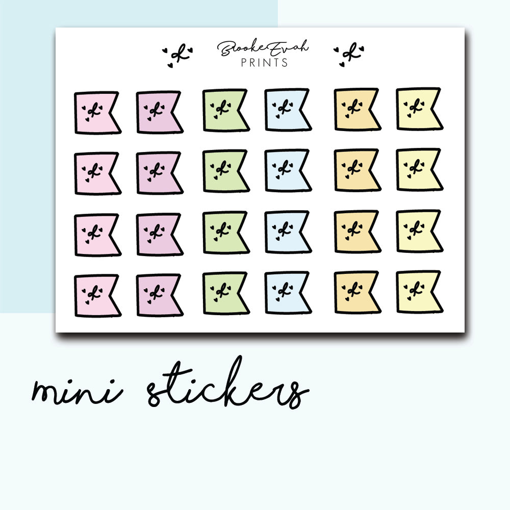 Mini Rainbow Page flags - BEPM114
