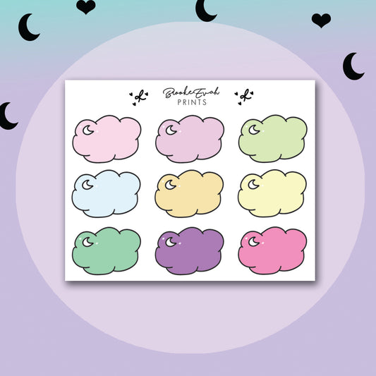 Mini Rainbow Clouds- BEPM127