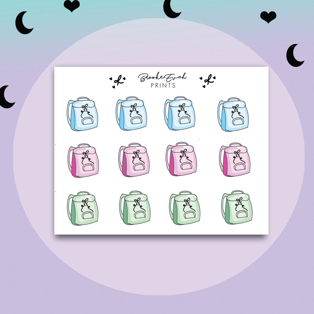 Mini Backpack Stickers - BEPM132