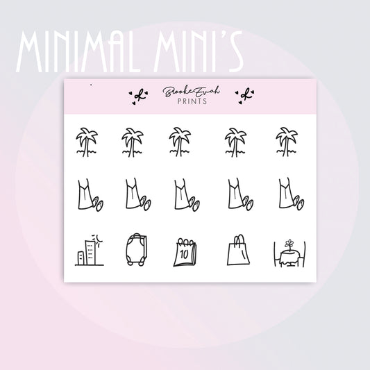 Mini Holiday Doodle Stickers-  BEPM148