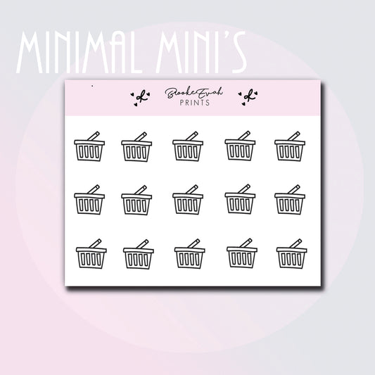 Minimal Grocery Doodles -  BEPM166