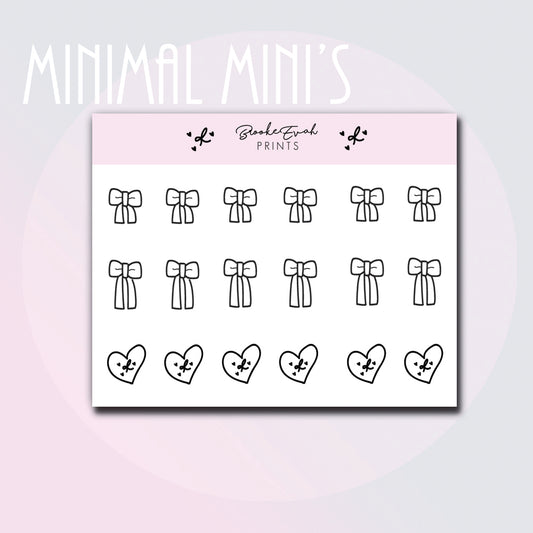 Minimal Bow Doodles -  BEPM167