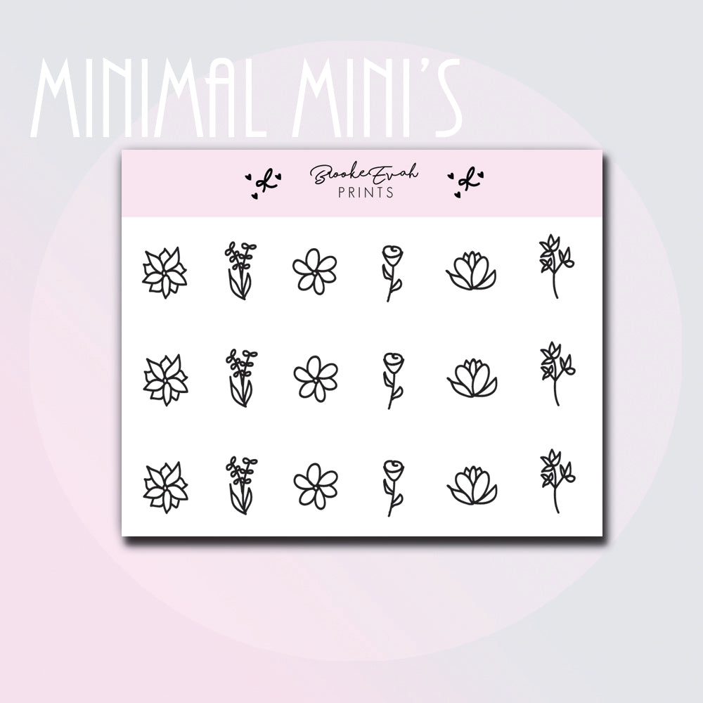 Minimal Floral Doodles - BEPM168