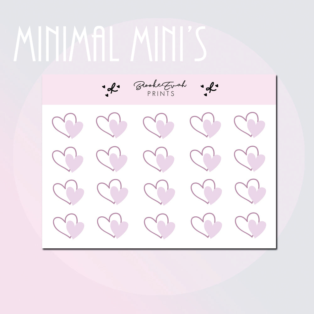 Lavender Heart Doodles - BEPM171