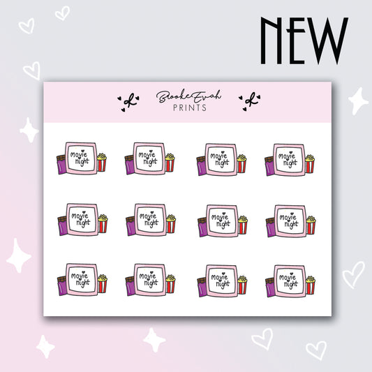 Movie Night Doodles -  BEPM177