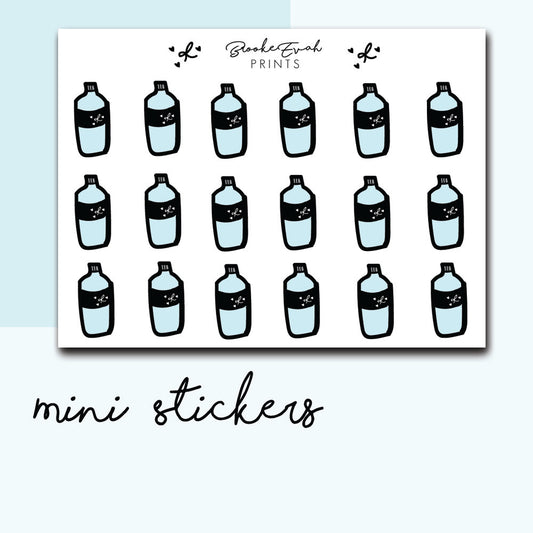 Mini Water Stickers-  BEPM41 - BrookeEvahPrints