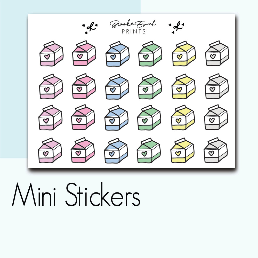 Mini Milk Stickers- BEPM94