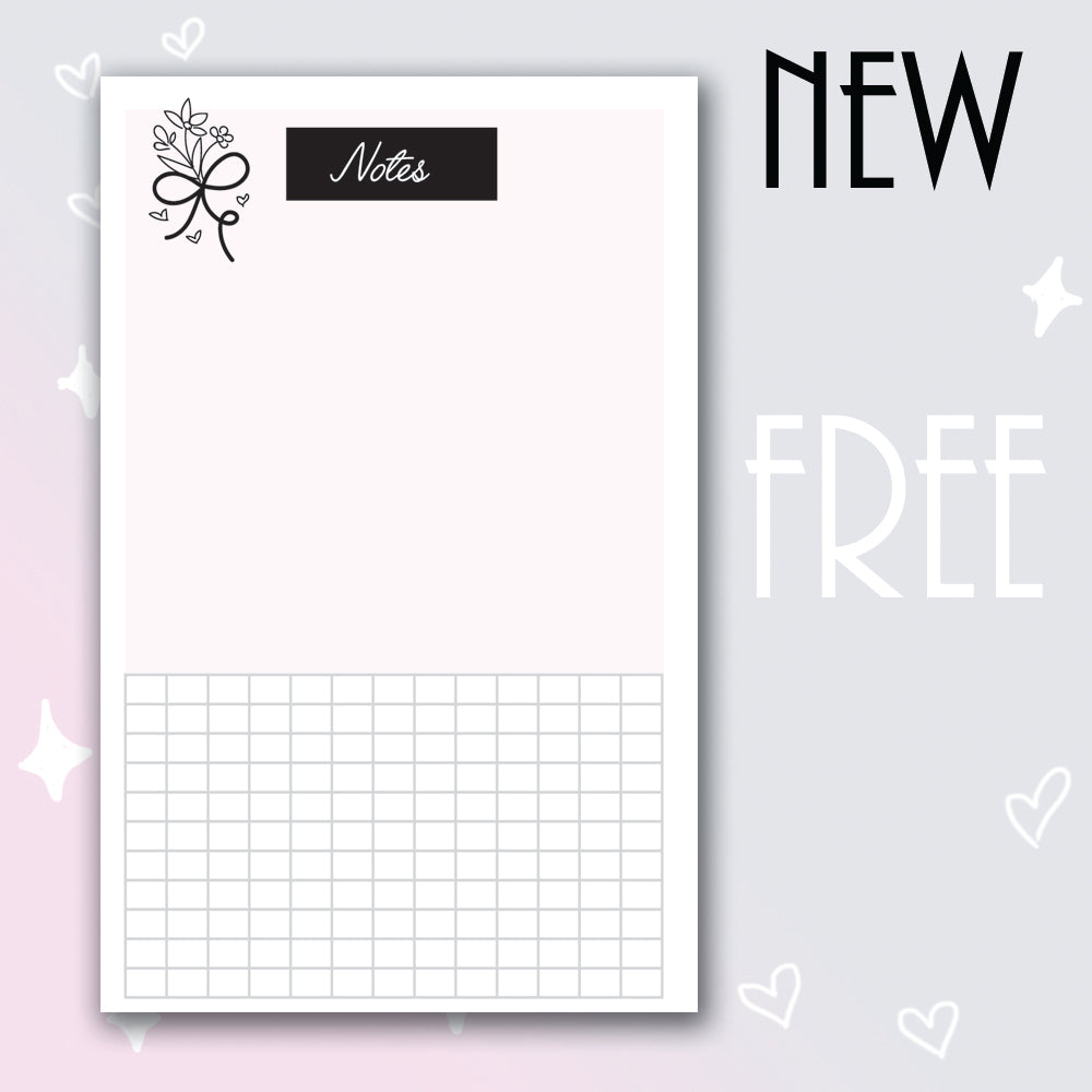 Freebie Notes Insert- POCKET RINGS