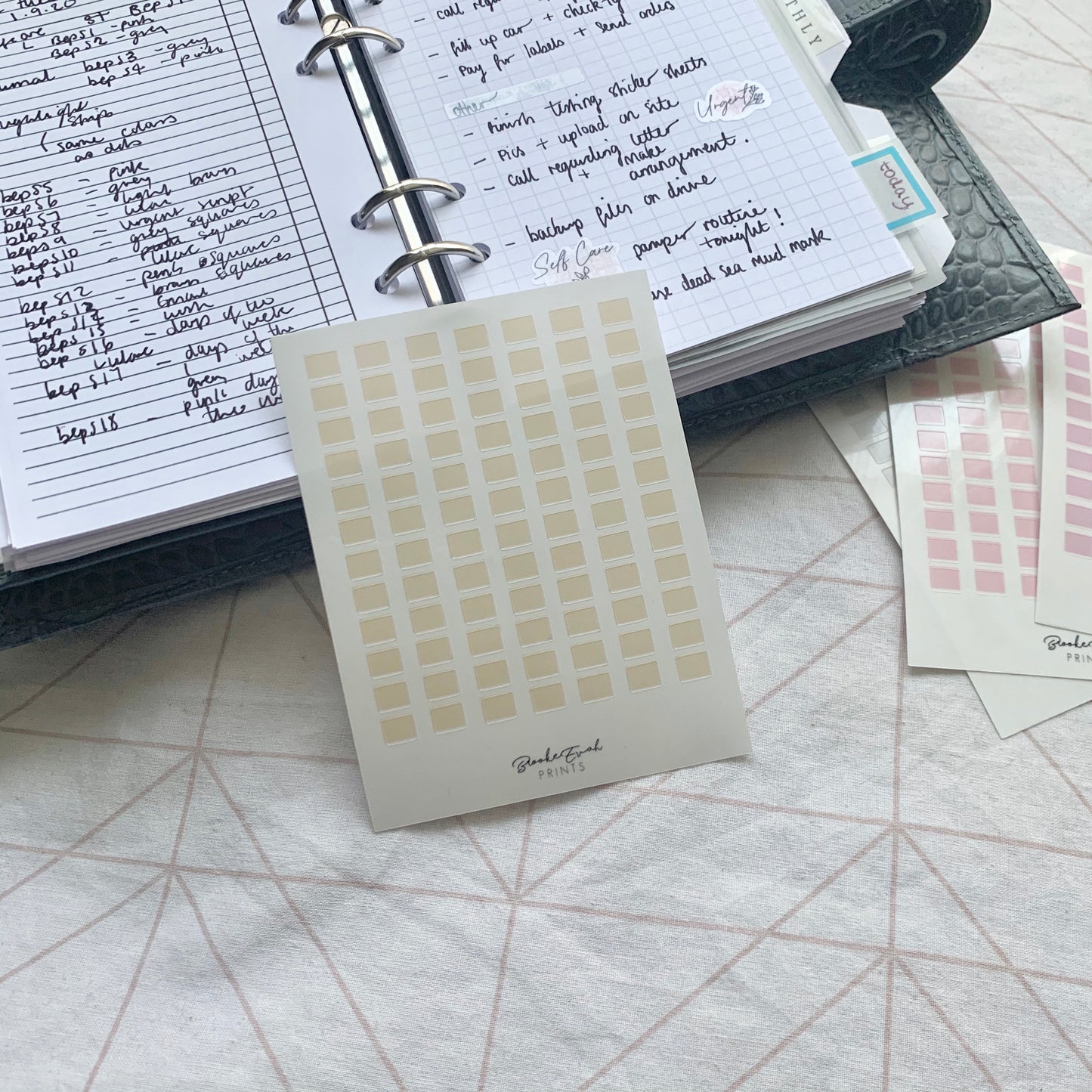 Transparent Square Stickers