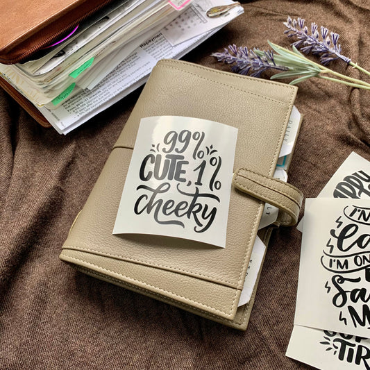 99% cute 1% cheeky Vinyl