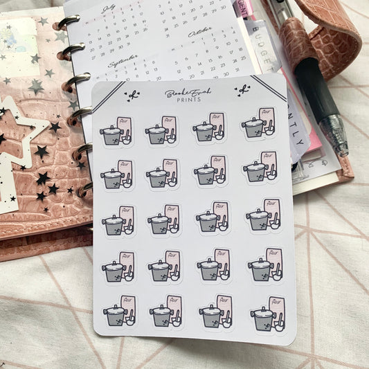 Cooking & Baking Doodle Stickers
