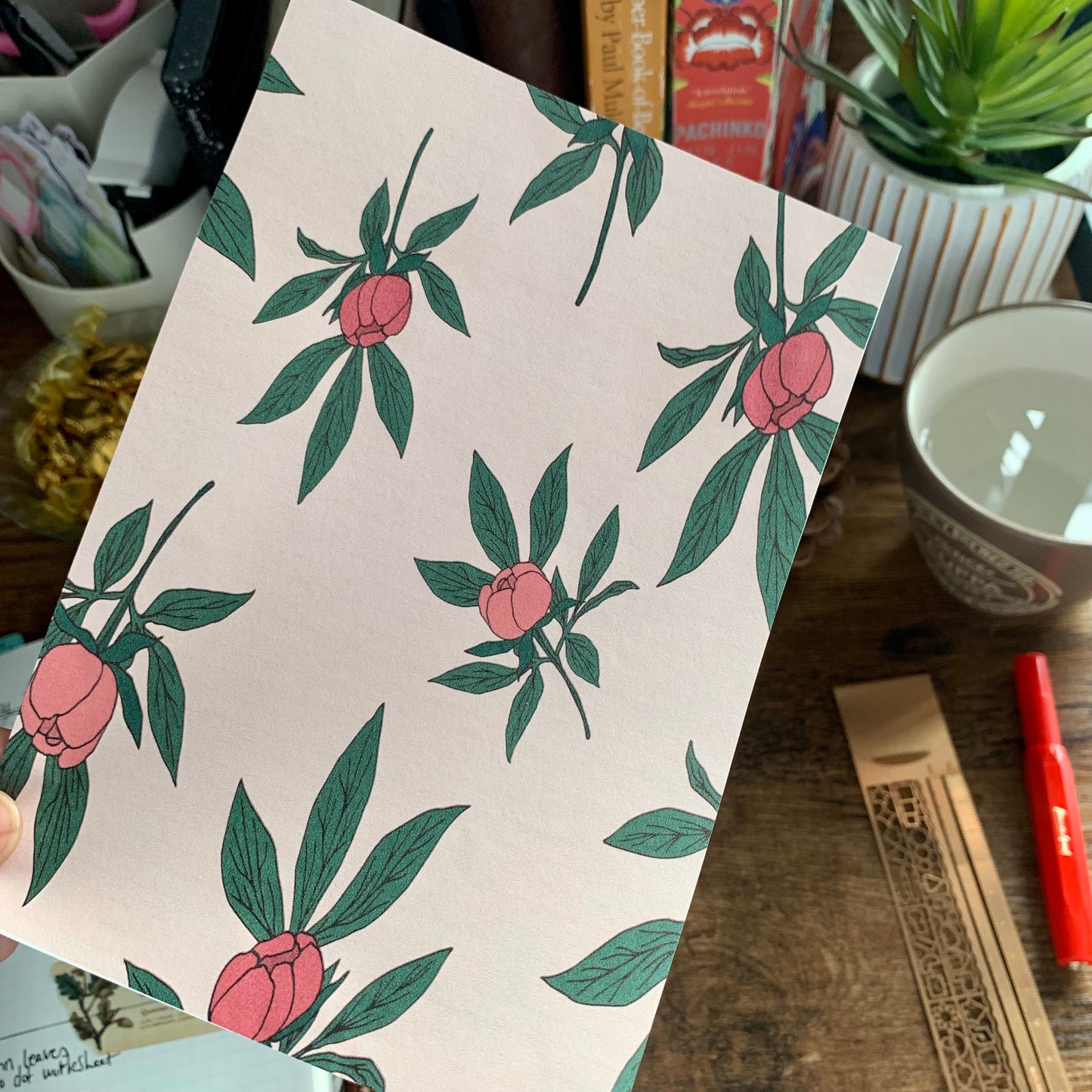 Printed Tomoe River Paper Planner Dashboards- Sweetheart