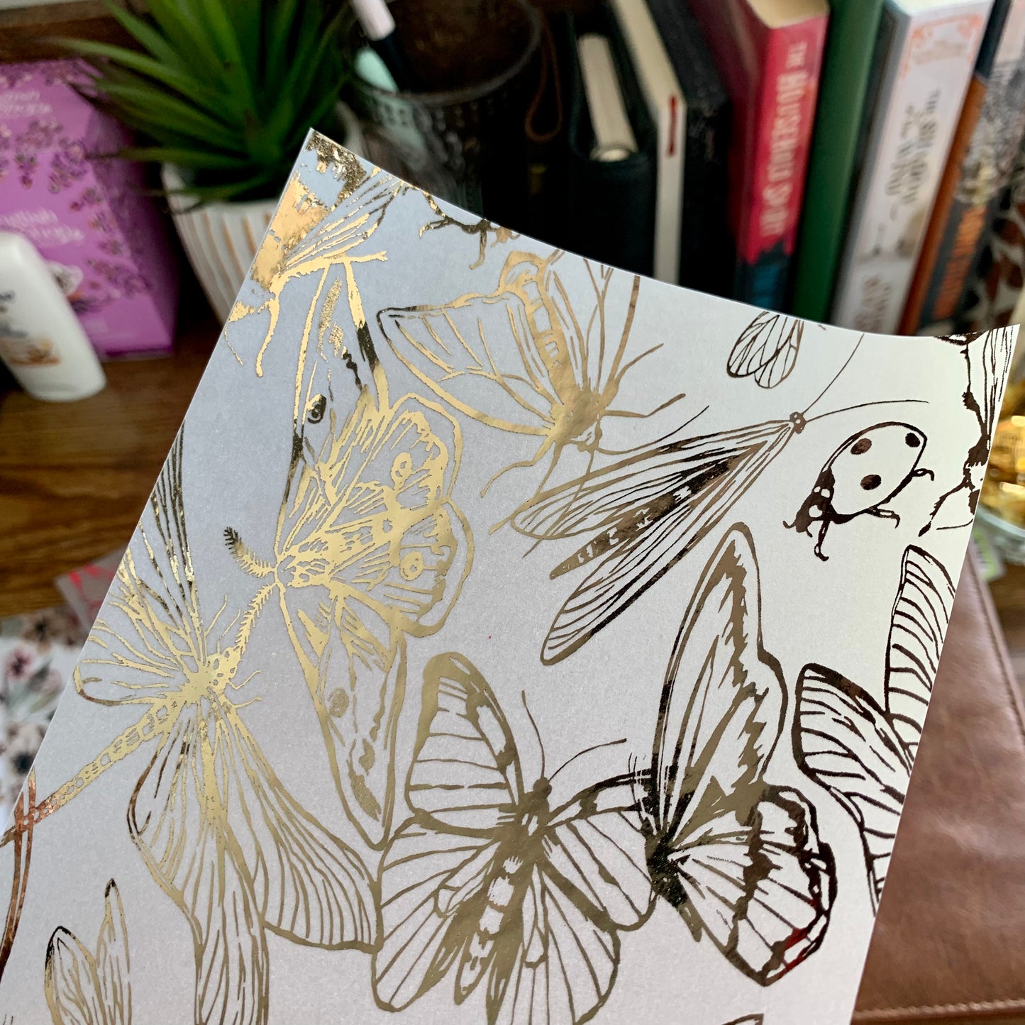 Rose Gold Butterflies & Ladybirds • Vellum X Acetate Planner Dashboards - Garden Party