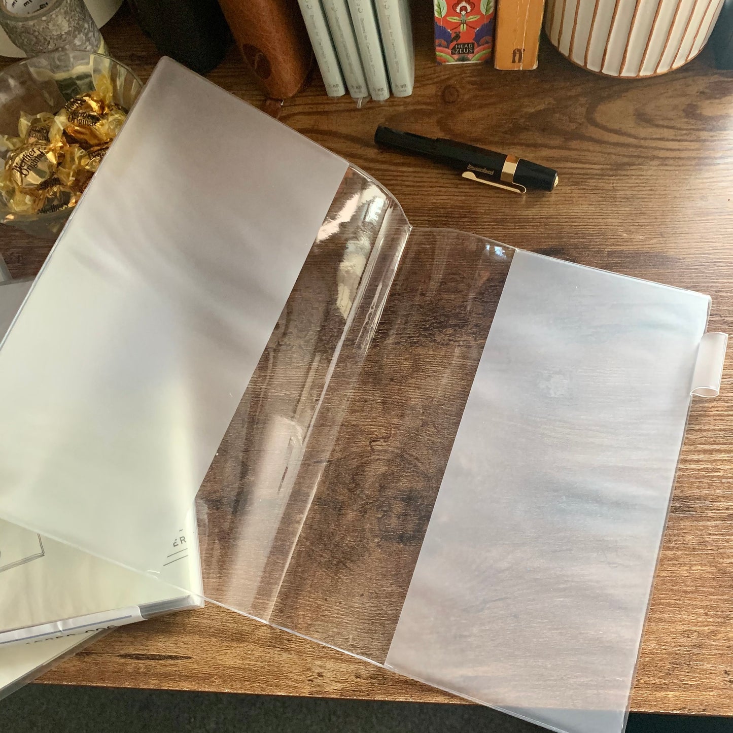 MD Midori Notebook Clear Cover - A5 Size
