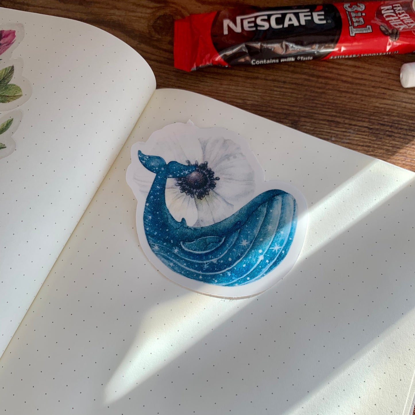 Blue Whale Sticker Flake - Hope ✨