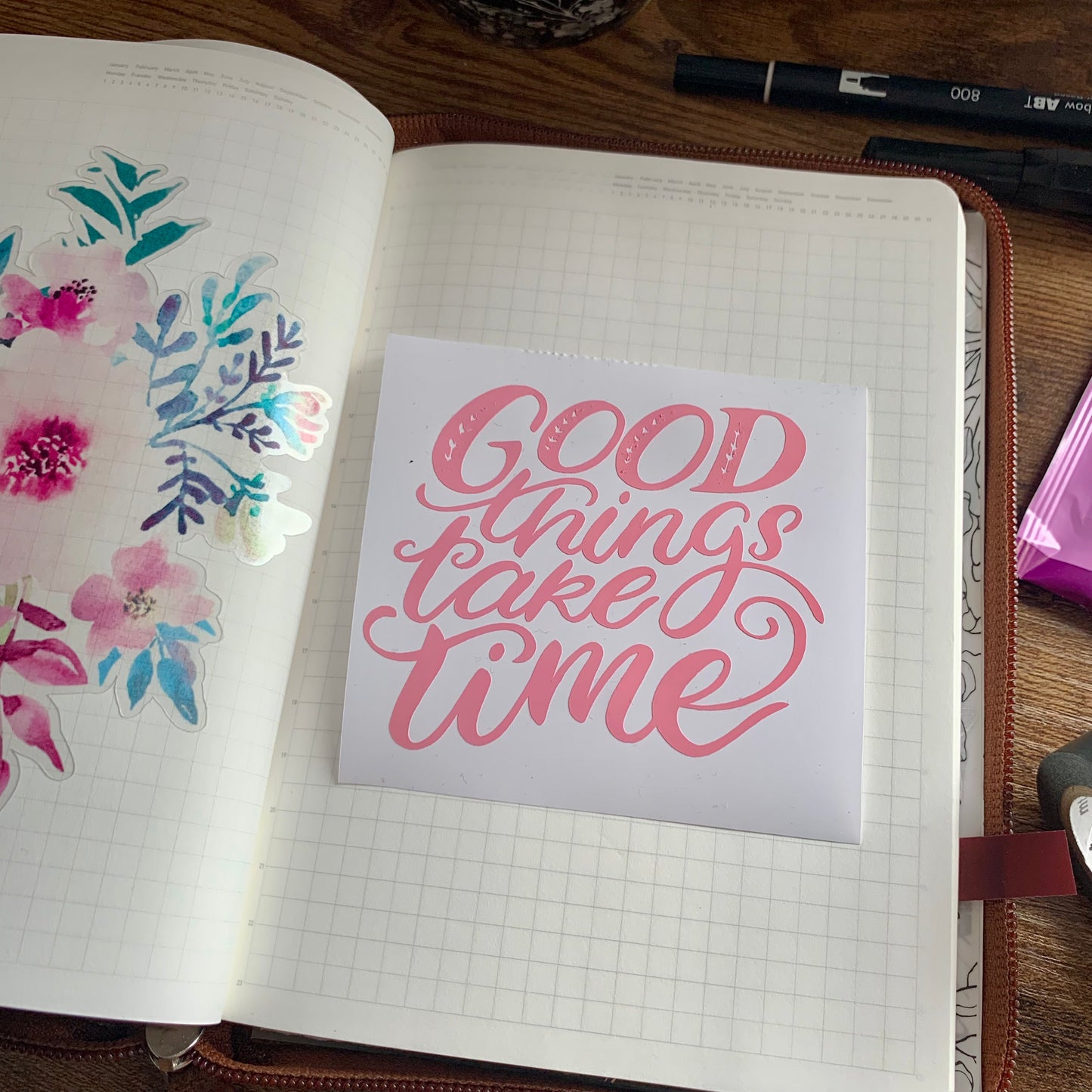 Good things take time Vinyl - Summer Sun Collection