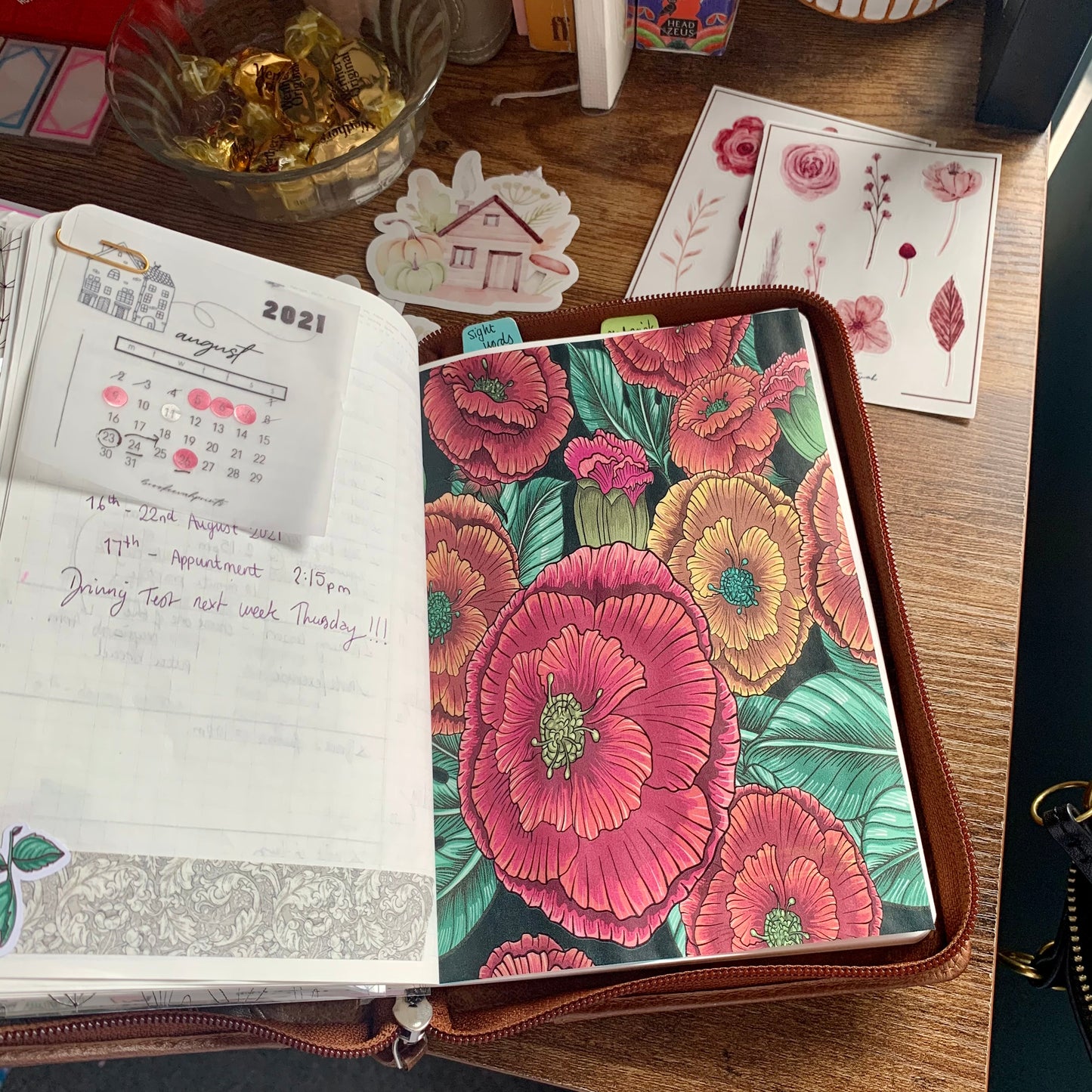 Printed Tomoe River Paper Planner Dashboards- Bold