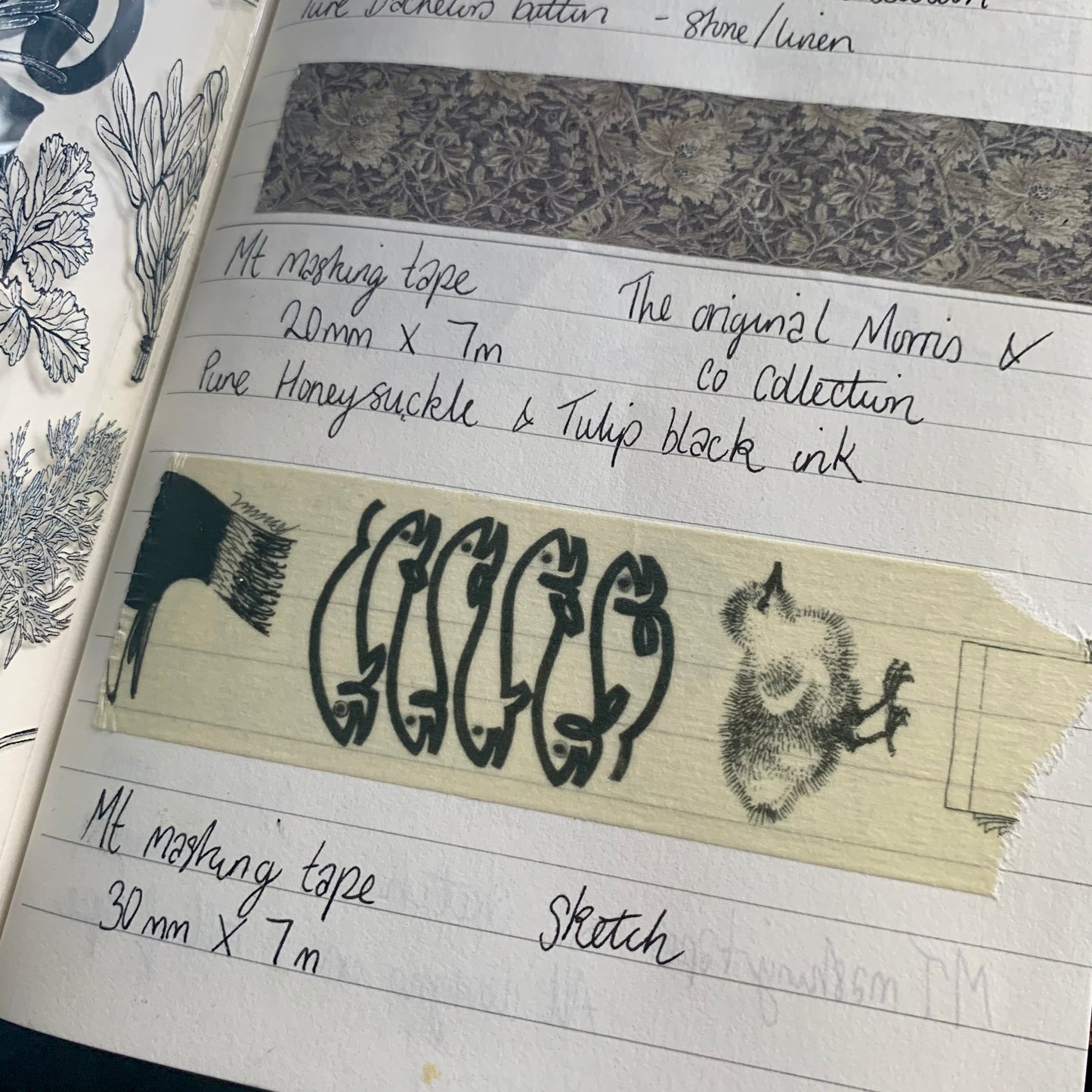 MT Washi tape - Sketch