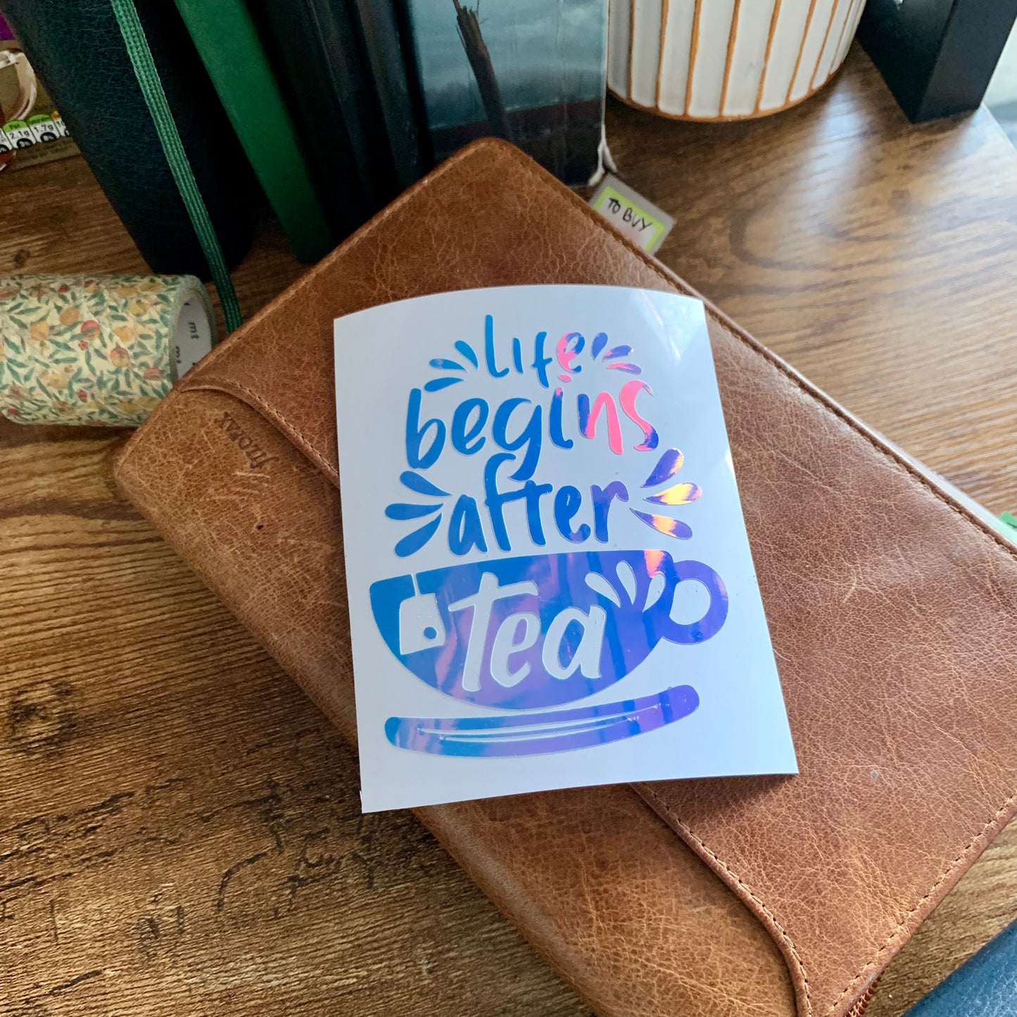 Life begins after tea Vinyl - Red Moon Collection