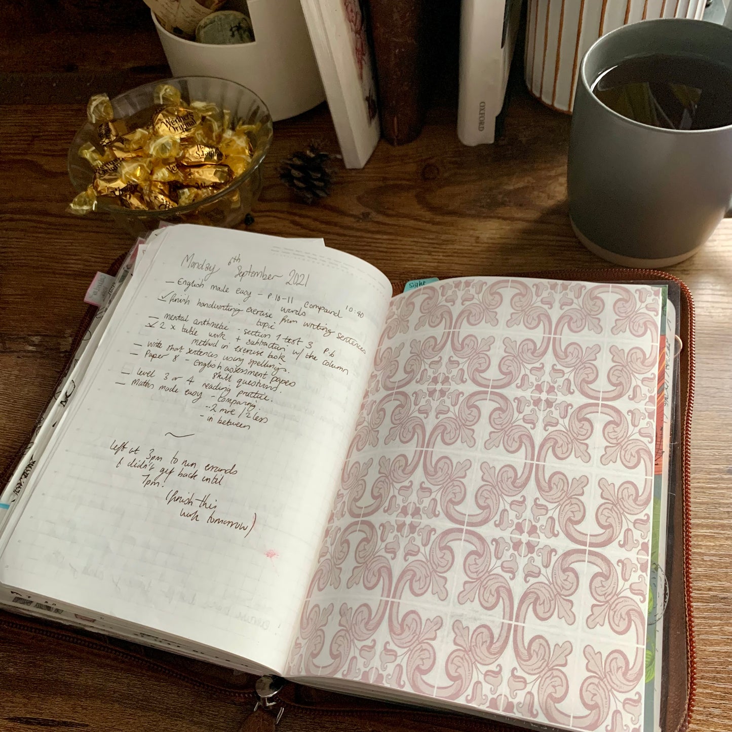 Lilac Azulejo tiles for Planner Dashboard - Sublime