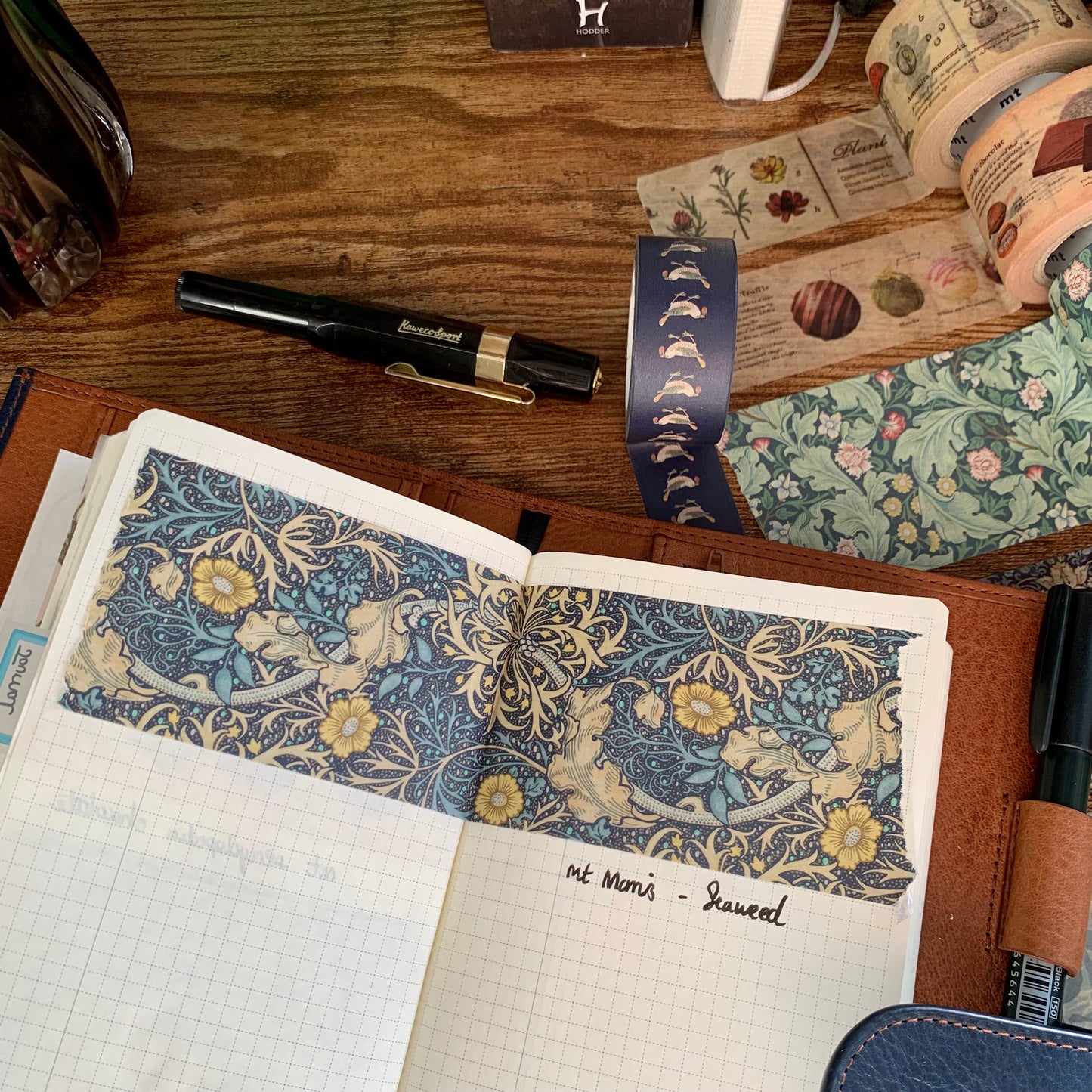 Mt Washi Tape - Mt X Morris Collection - Seaweed