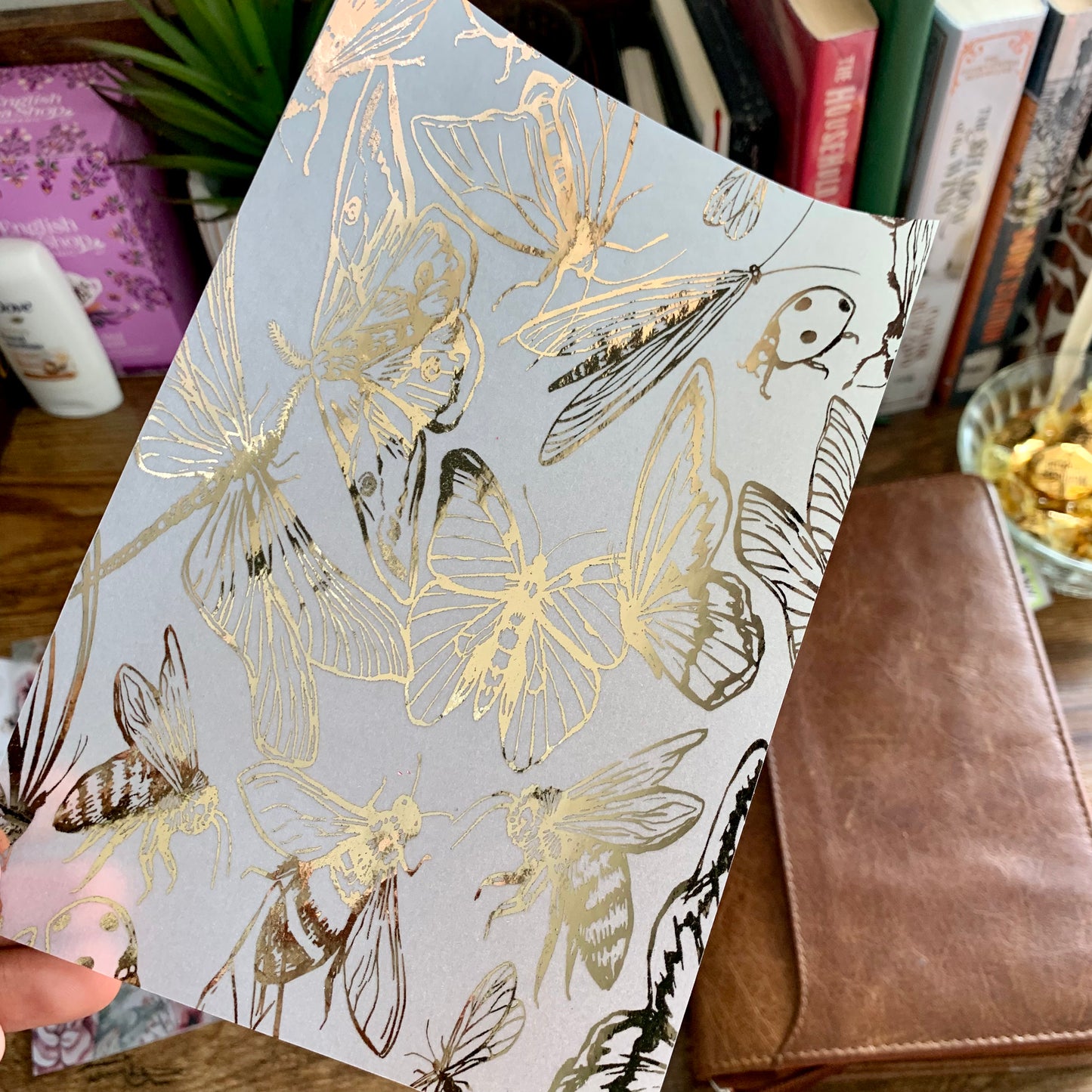 Rose Gold Butterflies & Ladybirds • Vellum X Acetate Planner Dashboards - Garden Party