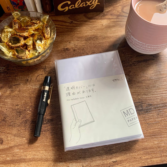 MD Midori Notebook Clear Cover - A6 Size