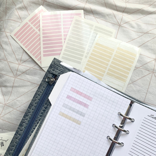 Transparent Highlight Strip Stickers