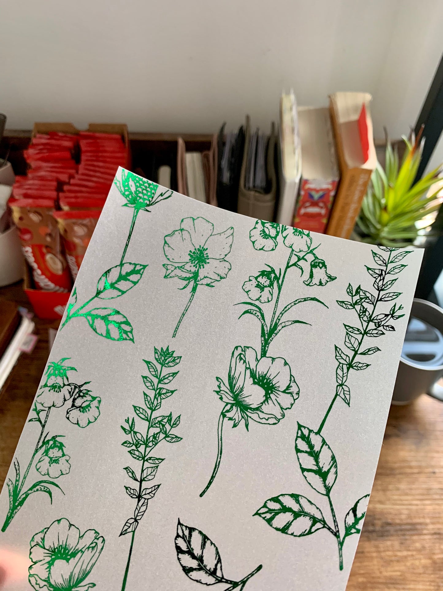 Printed Vellum X Acetate Planner Dashboard- Amelia Emerald