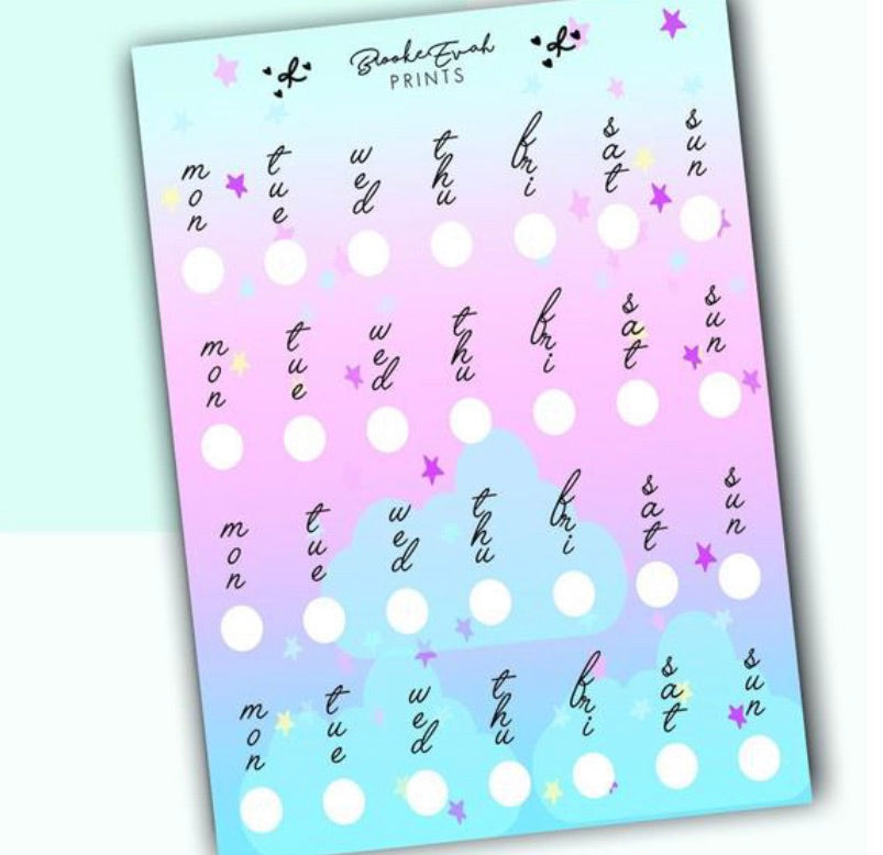 Candy Rain Hobonichi weeks date covers- H11