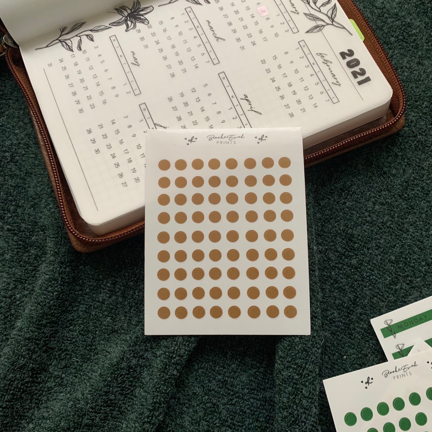 Transparent Dot Stickers X Autumn collection